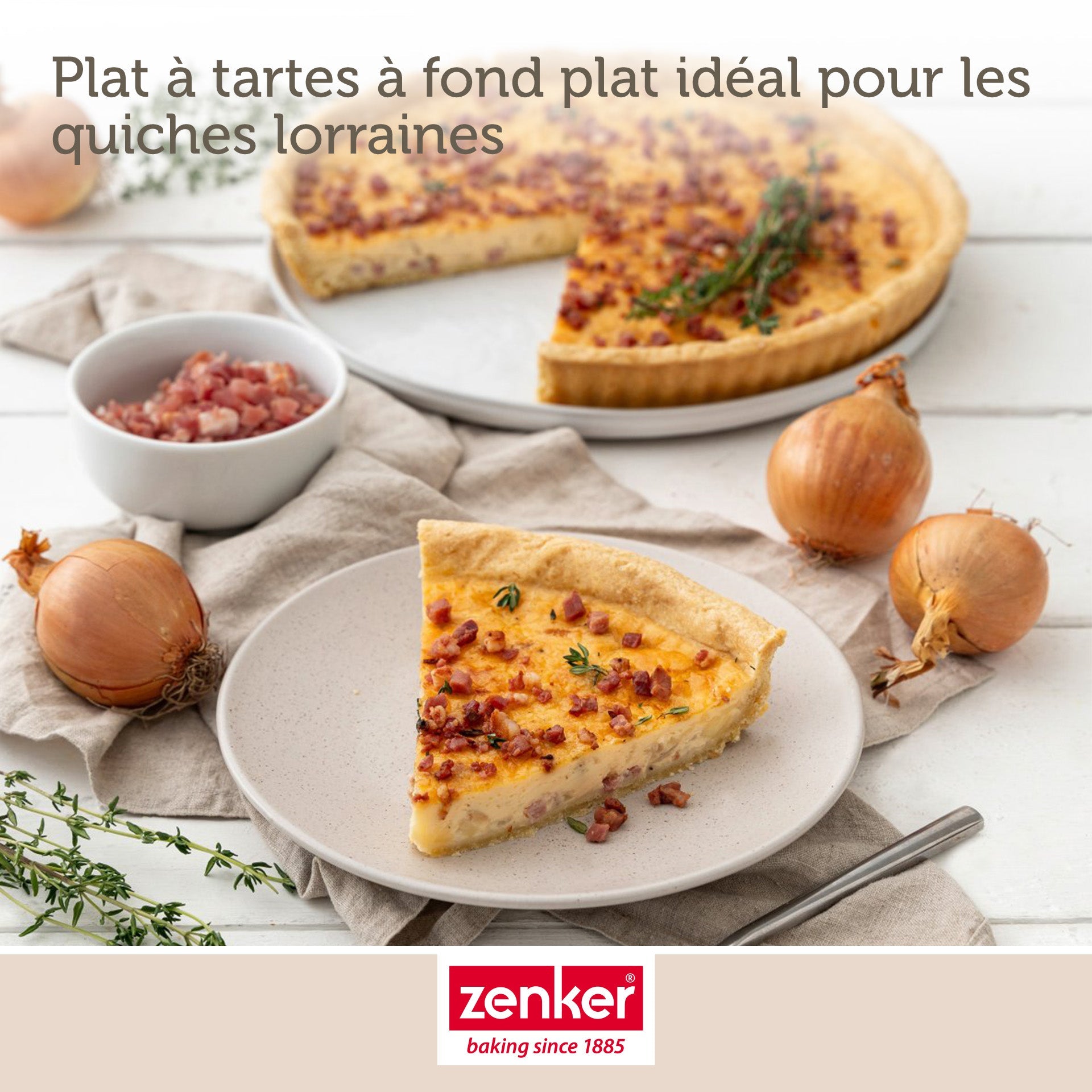 Moule à quiche lorraine 30 cm Zenker Spécial Countries Zenker - Mathon - 4