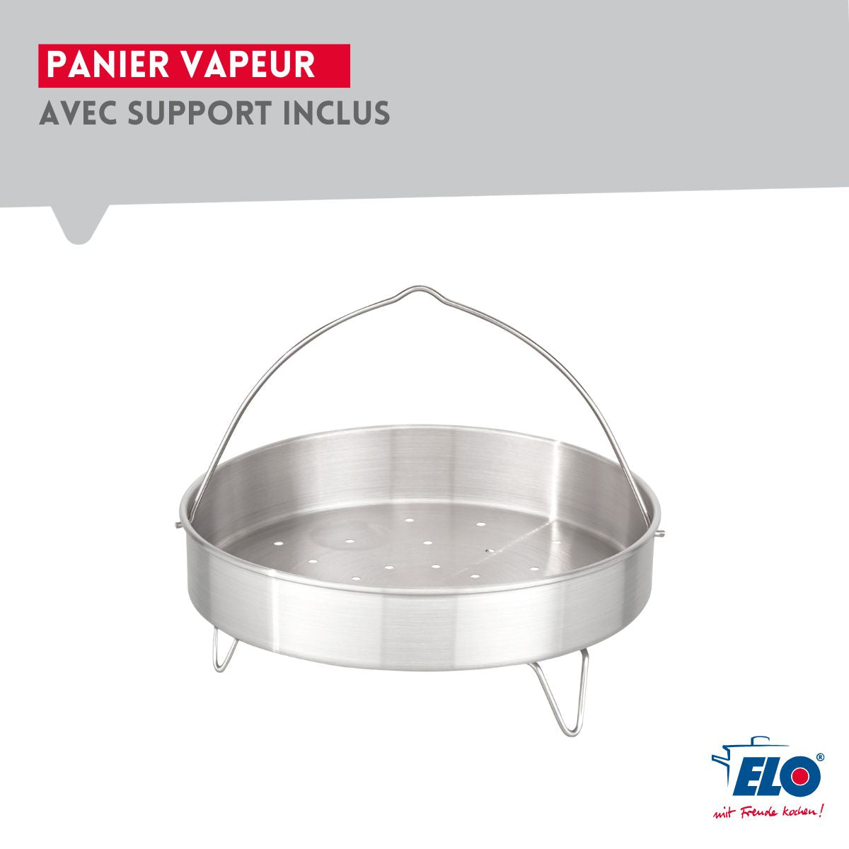 Autocuiseur vapeur en acier inoxydable 18/10 22 cm 3 à 6 litres  Praktika Plus XL Elo - Mathon - 7