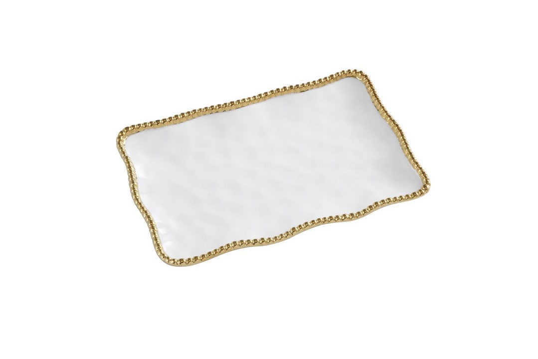 Set de 2 plats S - 27,9x19,1x2,5cm - GOLDEN SALERNO Pampa Bay - Mathon