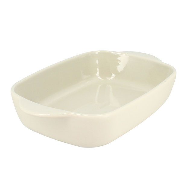 Plat à four rectangulaire Octave en grès beige 27,3 x 16,5 cm Menastyl - Mathon - 1