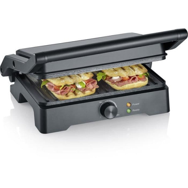 Grill Multifonction électrique -   - Kg2391 - 1800 W - 28 X 17 Cm - Noir Severin - Mathon - 1