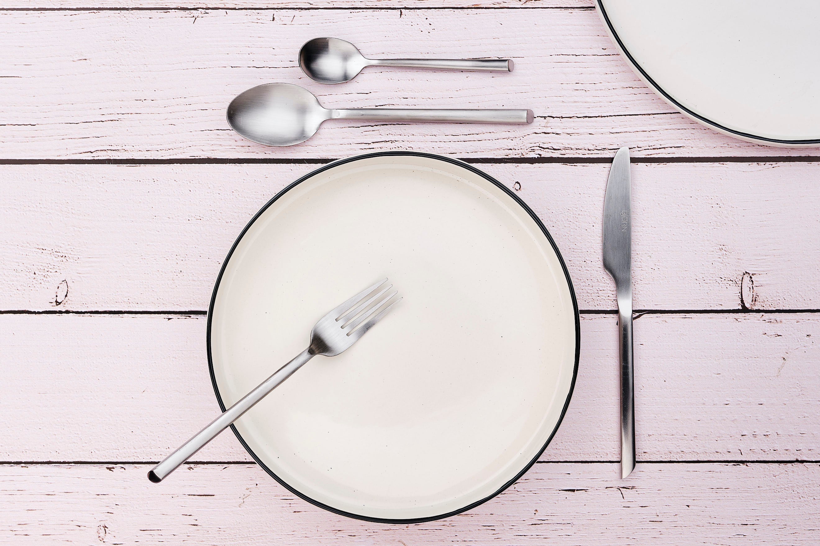 Lot de 6 petites cuillères en inox argent D Björn - Mathon - 4