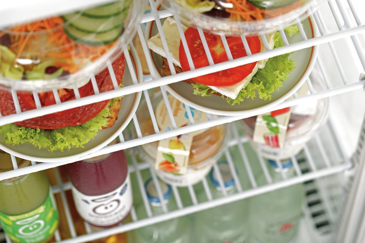 Mini Vitrine Réfrigérée 4 faces à Poser - Blanche 78 litres - Bartscher - Mathon - 2