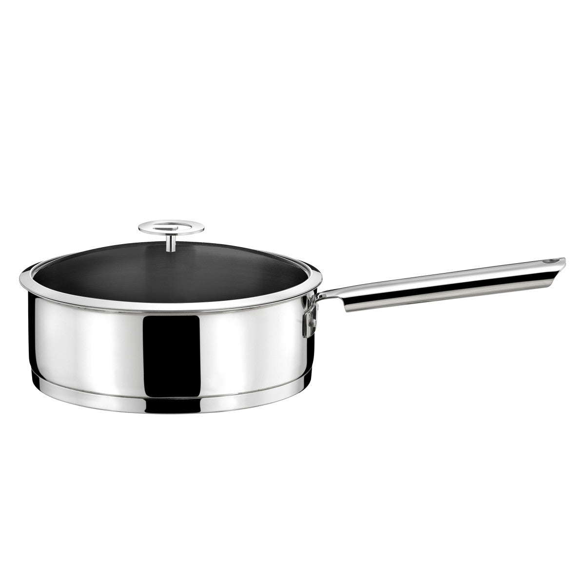 Elysée - Sauteuse 24cm inox revêtu avec couvercle universel Cuisinox - Mathon - 1