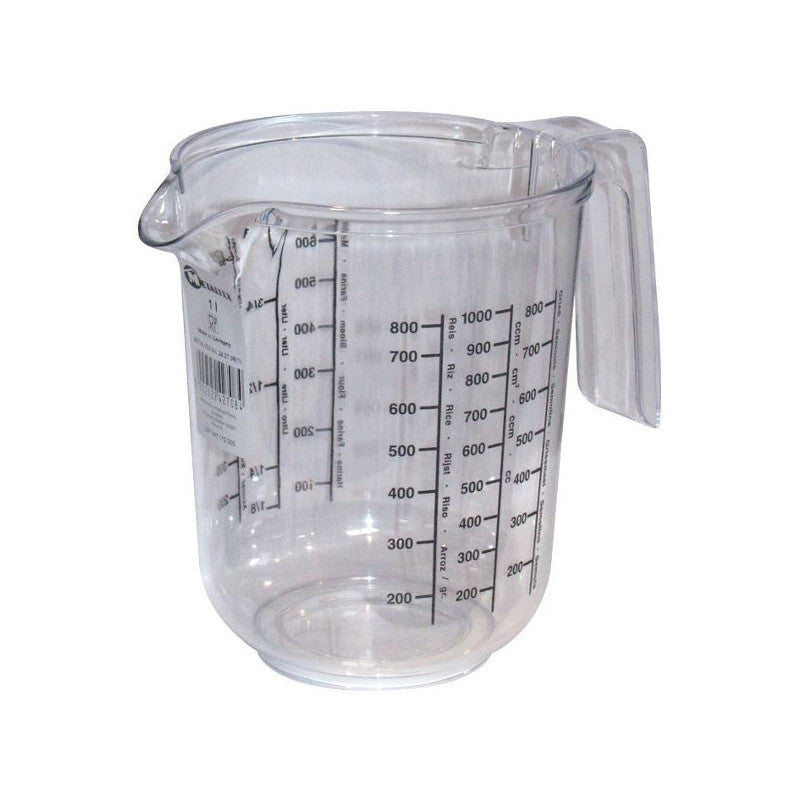 Verre Doseur Gradué Plast. 1l Metaltex - 24270810080 Metaltex - Mathon