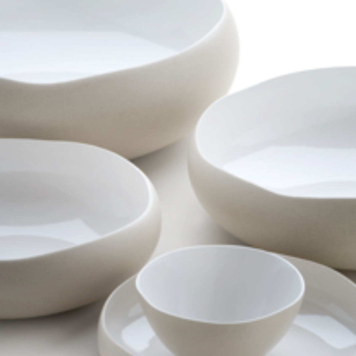 Oslo Blanc - Saladier 34 x 34 x 11.5 cm Médard de Noblat - Mathon - 2