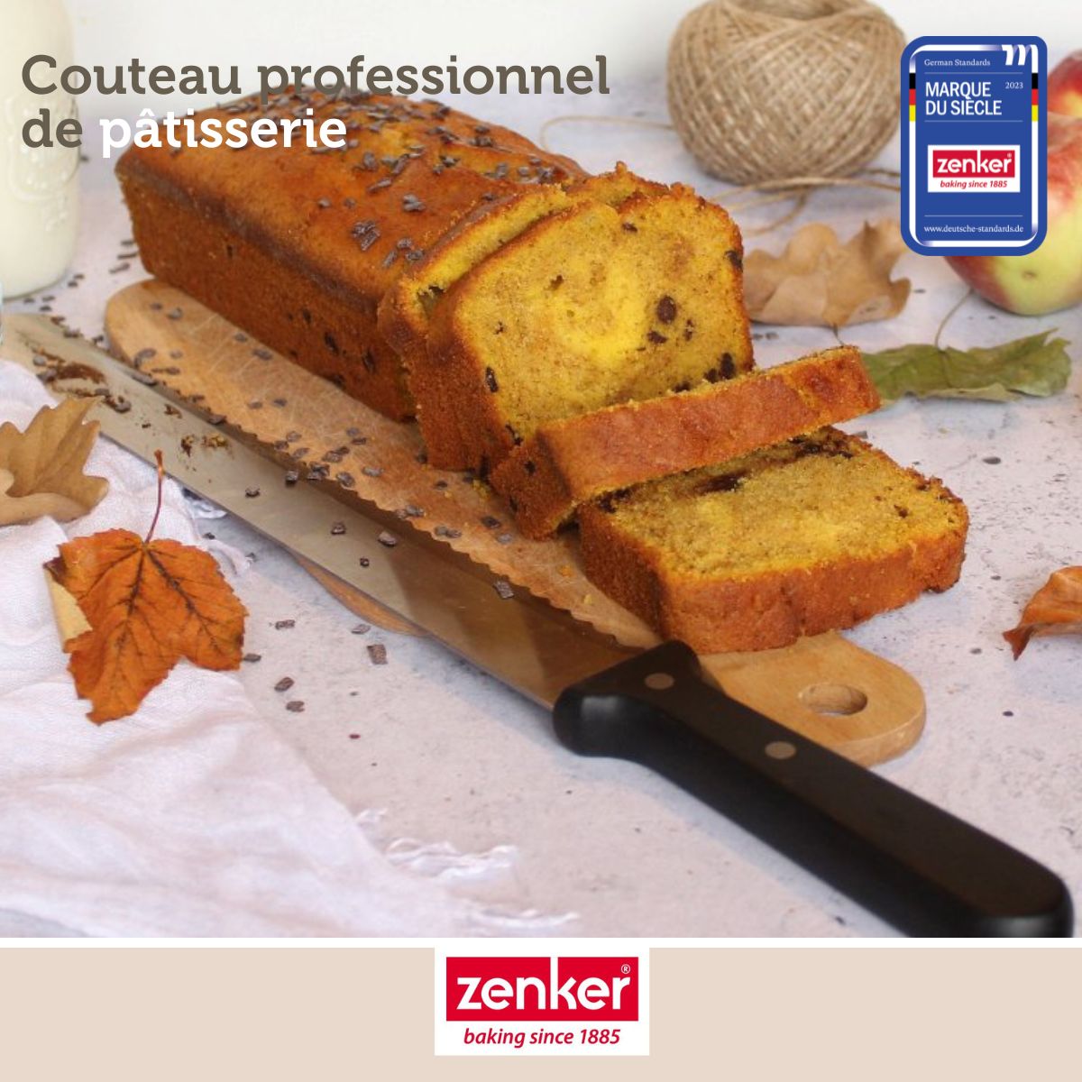 Couteau professionnel pour gâteau 30 cm Zenker Smart Pastry Zenker - Mathon - 2