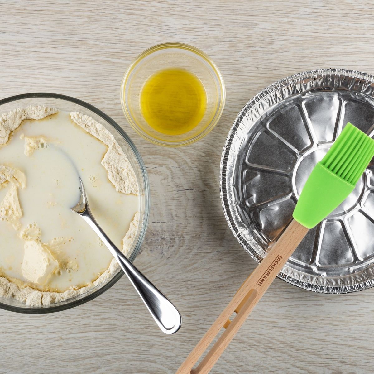 Pinceau de cuisine et de pâtisserie 26 cm en poils silicone  Nature Fackelmann - Mathon - 2