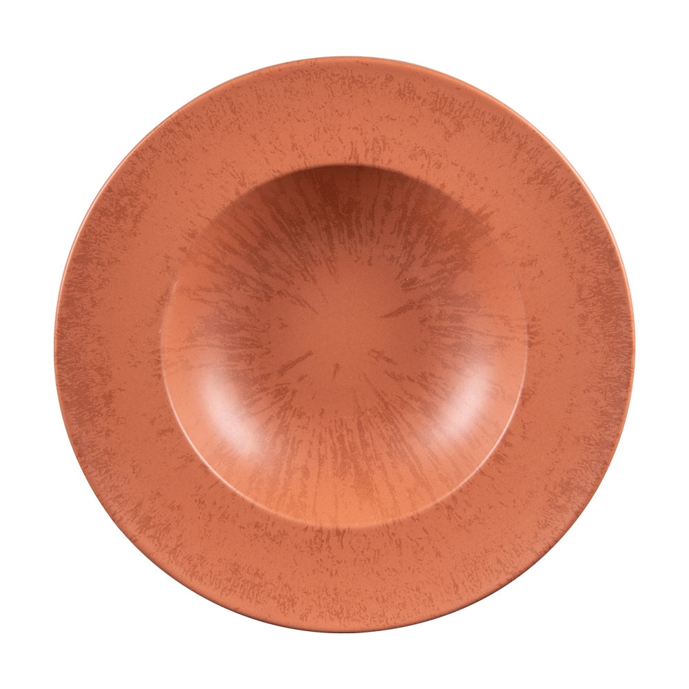 Assiette à pâtes Onyx 27 cm Terracotta (lot de 6) Table passion - Mathon - 2
