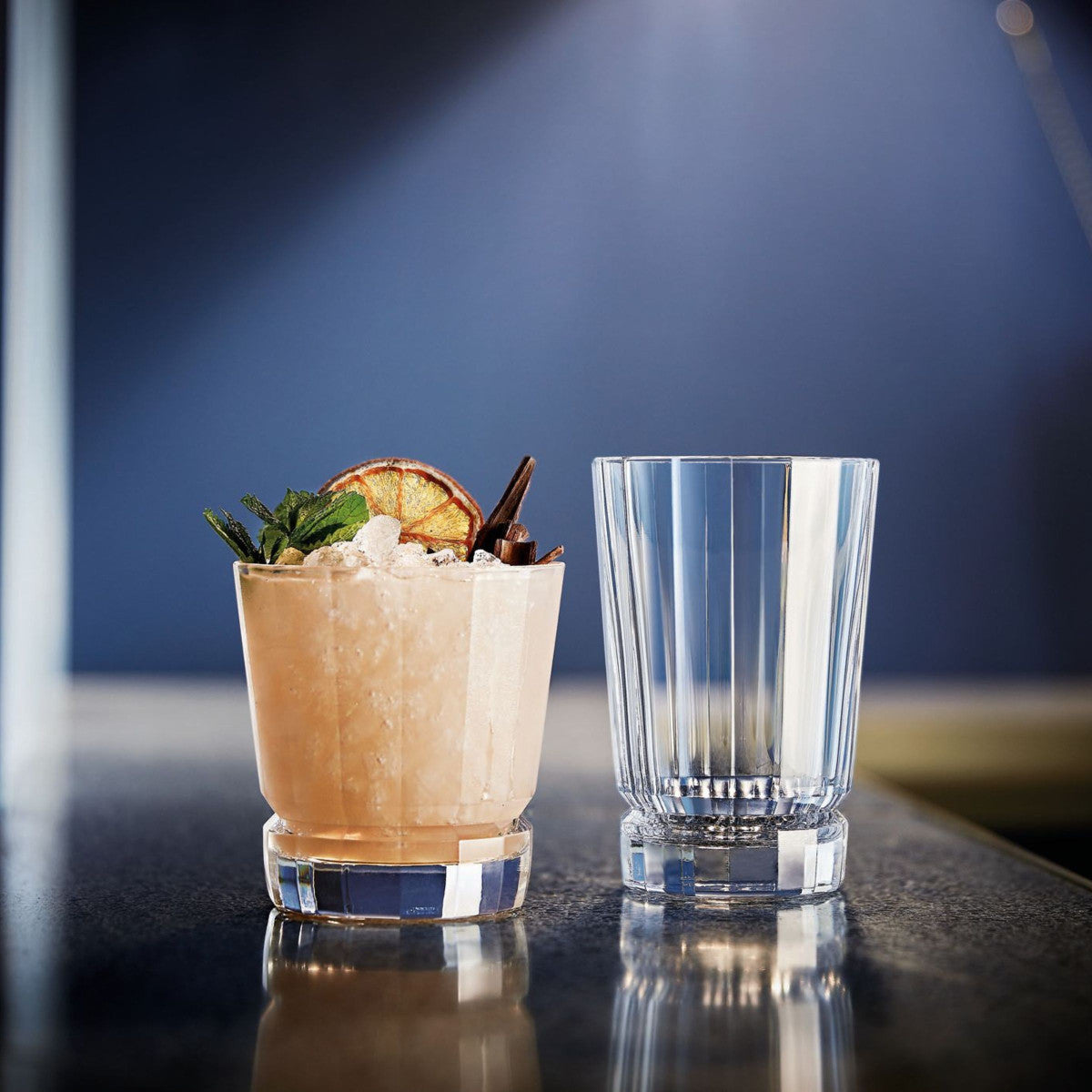 Macassar - 6 gobelets forme basse 32 cl Cristal d