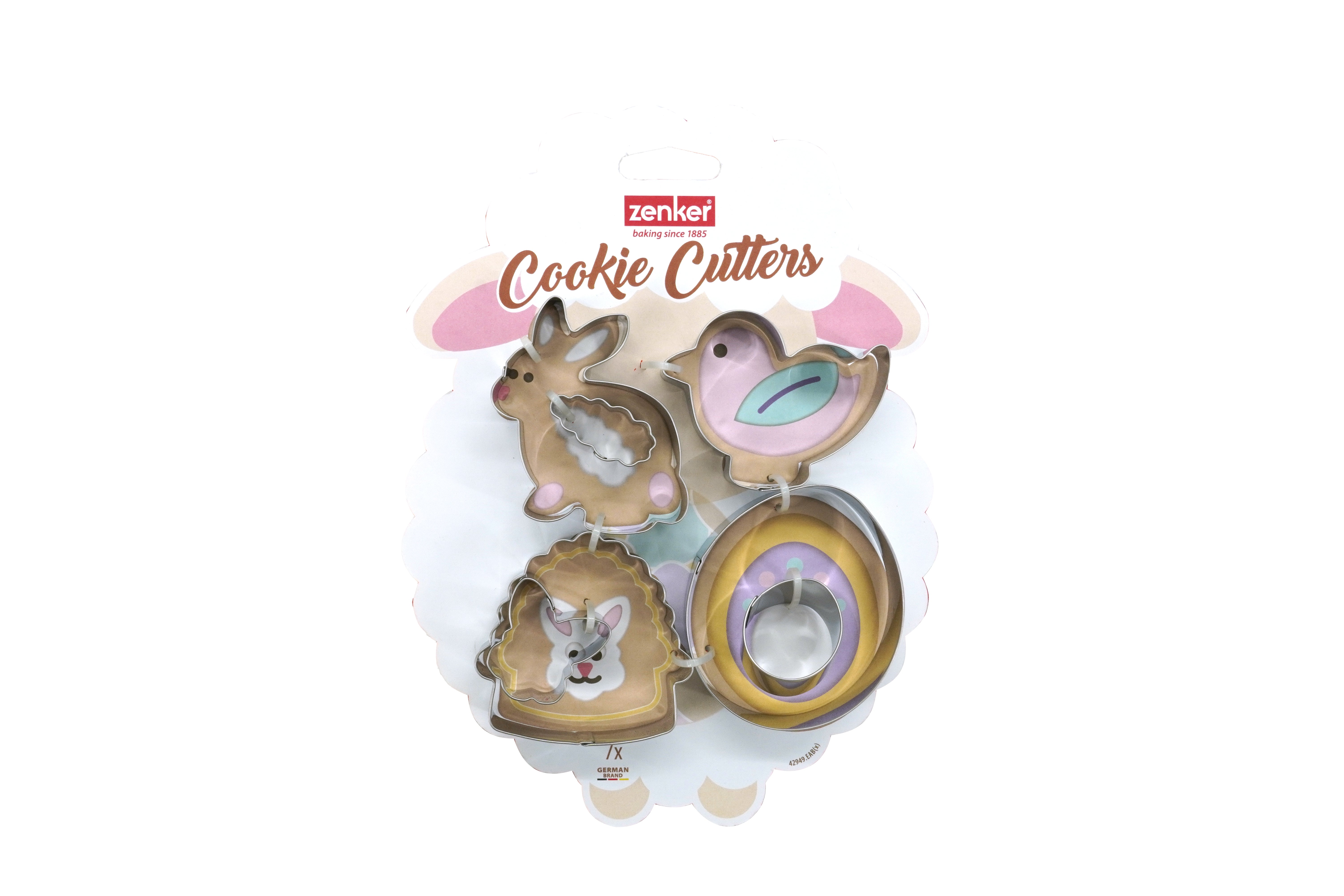 Lot de 7 Emporte-pièces  Pâques Inox Zenker Pâques Zenker - Mathon