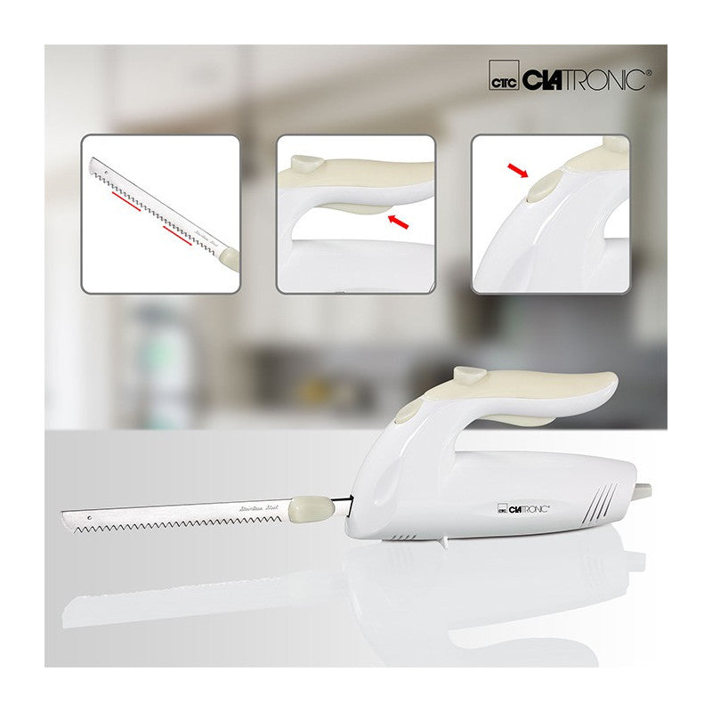 Couteaux électrique Clatronic EM 3062 Blanc Clatronic - Mathon - 2