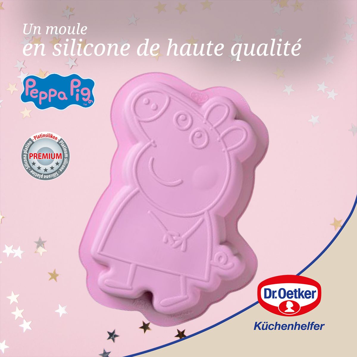 Moule à gâteau silicone 27 x 20 cm Dr. Oetker Peppa Pig Dr. Oetker - Mathon - 5