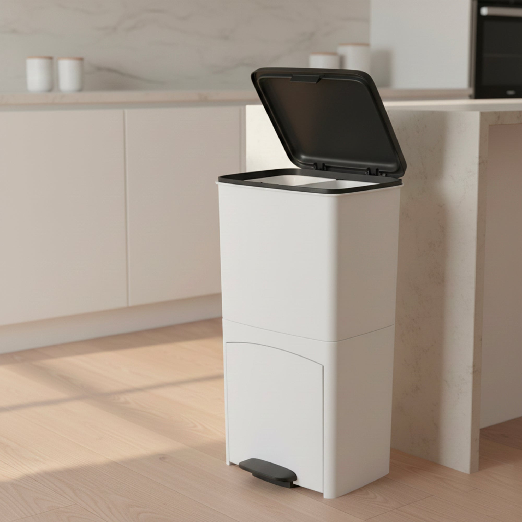 Poubelle de cuisine tri sélectif picea 70L Kitchen Move - Mathon - 3