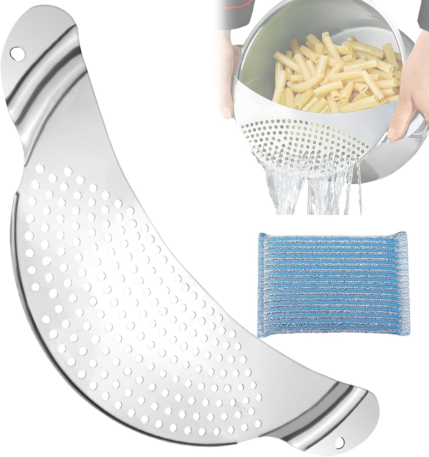 Passoire Cuisine de Demi-Lune 33 x 13,5 Cm Vendos85 - Mathon