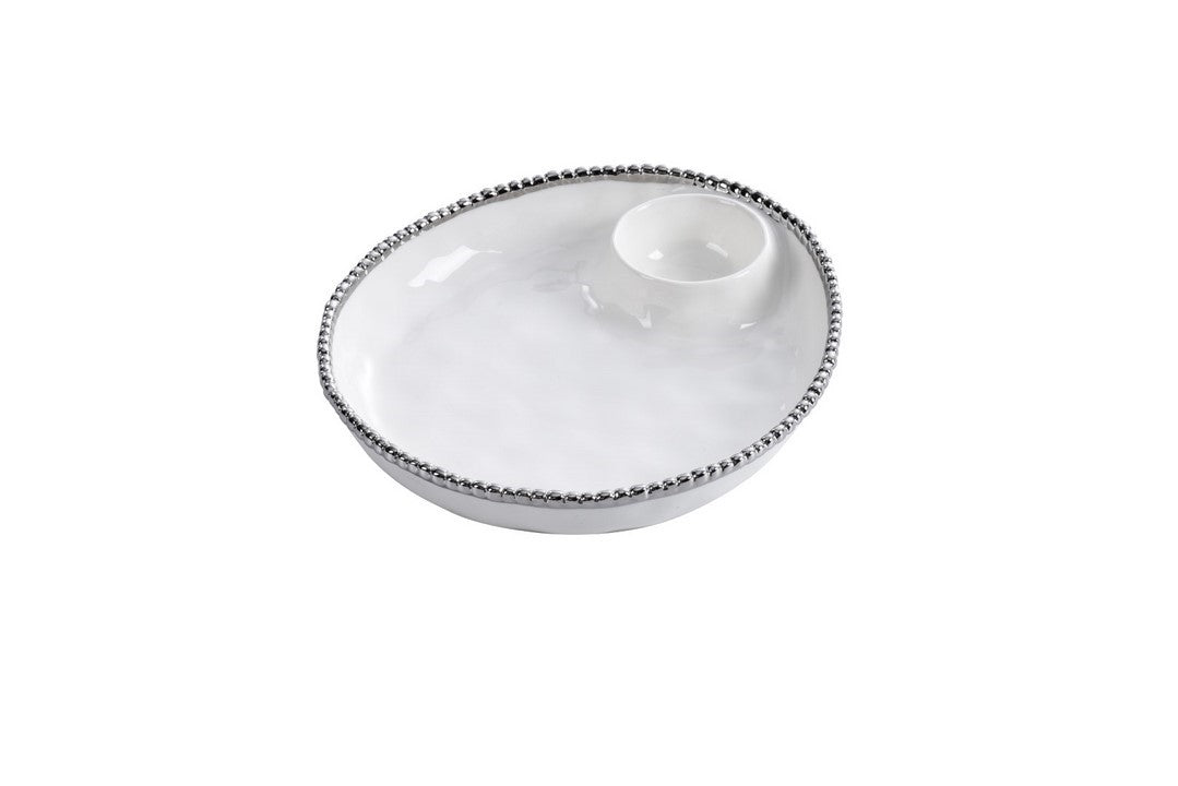 Set de 2 plats "Dip-It" - 24,1x22,2x3,8cm - SALERNO Pampa Bay - Mathon