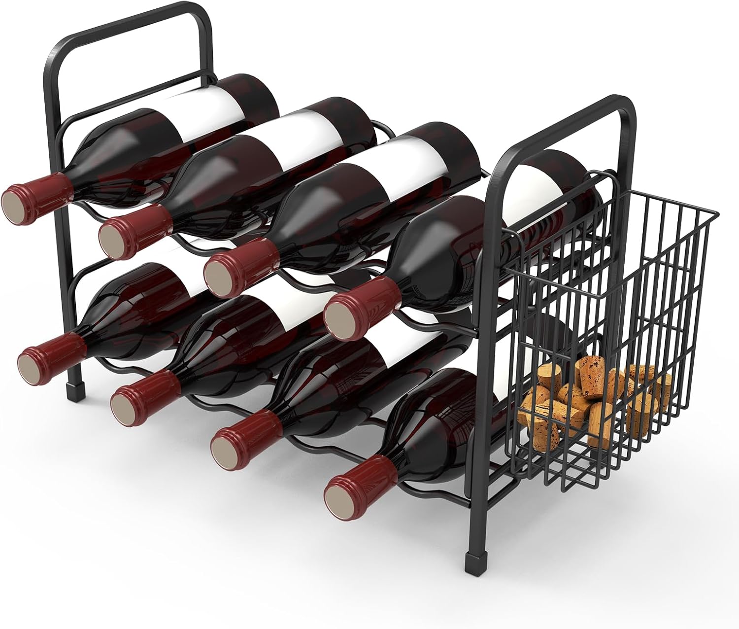 Casier à vin en métal rétro – 8 bouteilles Vendos85 - Mathon