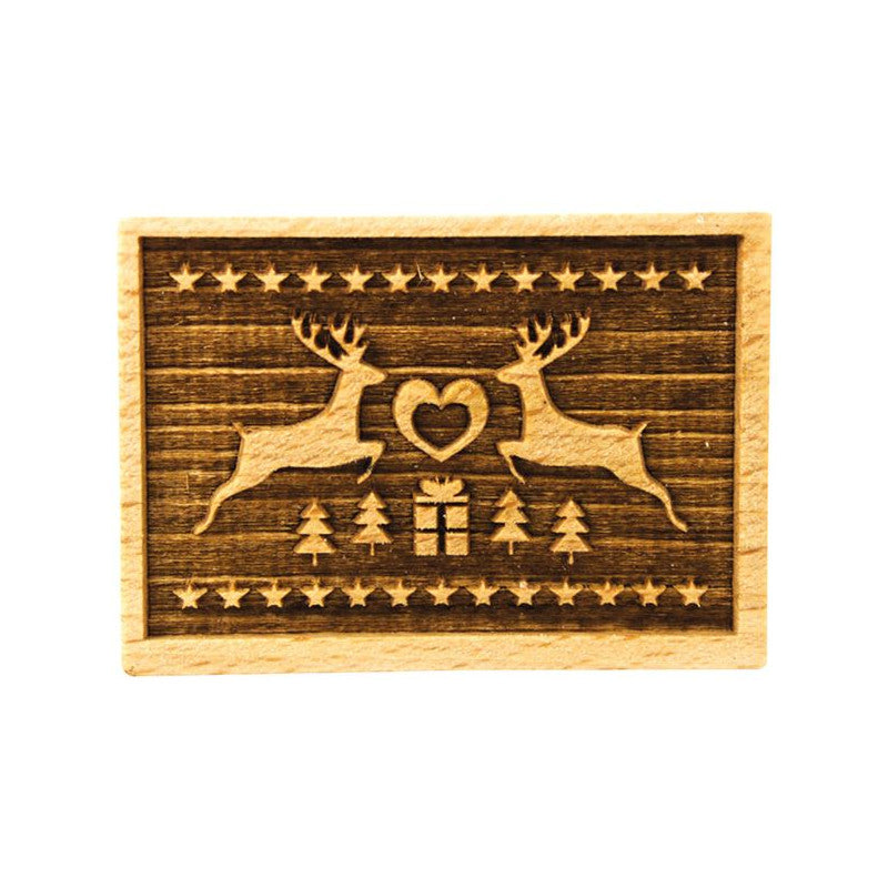 Tampon Deco Rectangle Rennes Coeur Patisse - 13279 Patisse - Mathon - 2