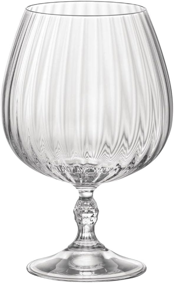 Lot de 6 verres à Cognac, AMERICA 