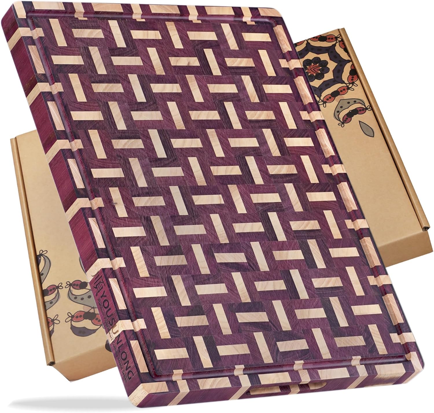 Planche à découper en bois Purpleheart durable Vendos85 - Mathon