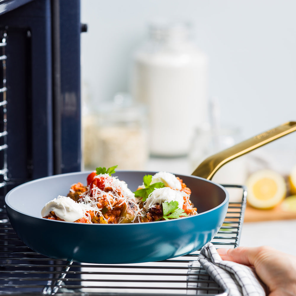 Wok bleu Evolution 28 cm Table passion - Mathon - 3