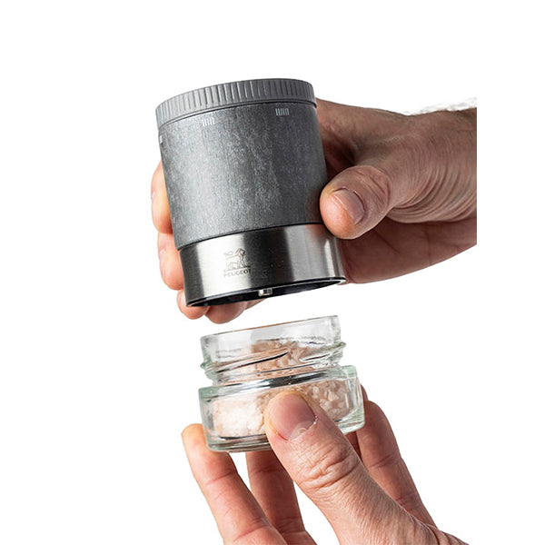 Moulin à sel Maestro graphite 11 cm à réservoir interchangeable Peugeot - Mathon - 1