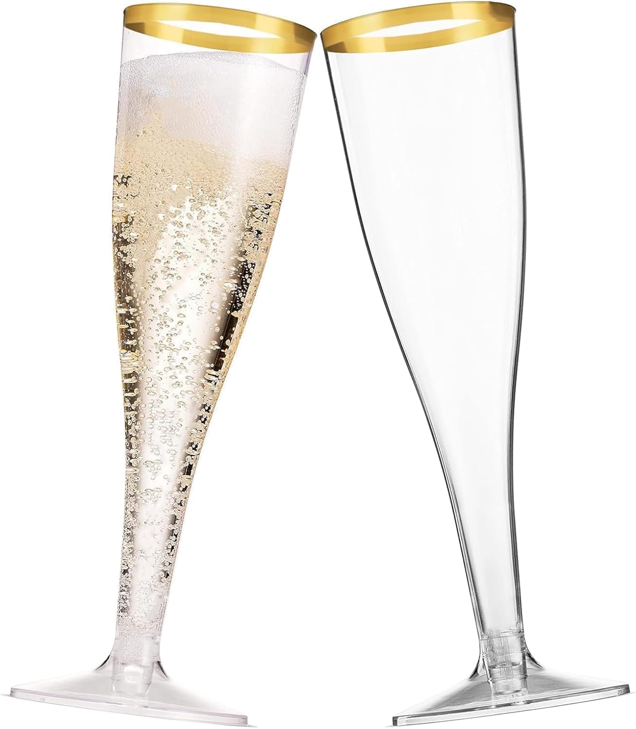 Flûtes à champagne dorées en ABS – 16 cm Vendos85 - Mathon