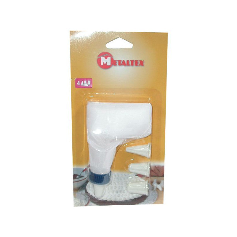 Poche à Décorer + 4 Douilles Metaltex - 25240010080 Metaltex - Mathon