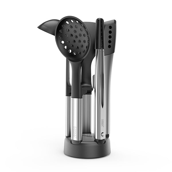 Set de 5 ustensiles Elevate Fusion avec socle compact Joseph Joseph - Mathon - 1