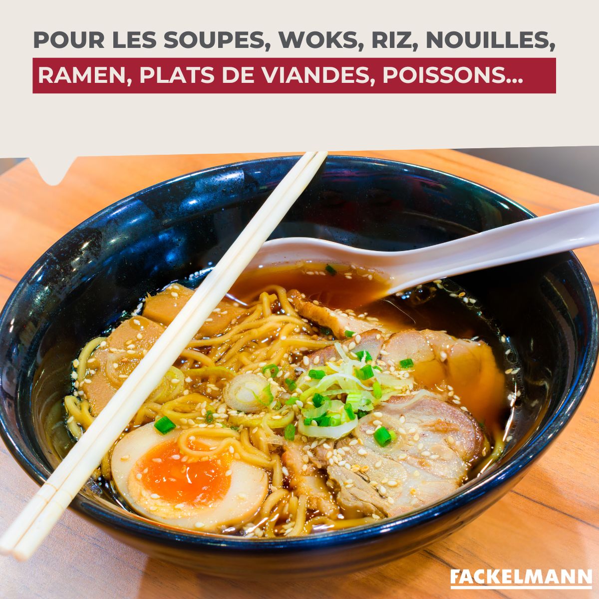 Lot de 10 paires de baguettes de 23cm en bambou  Asia Line Fackelmann - Mathon - 6