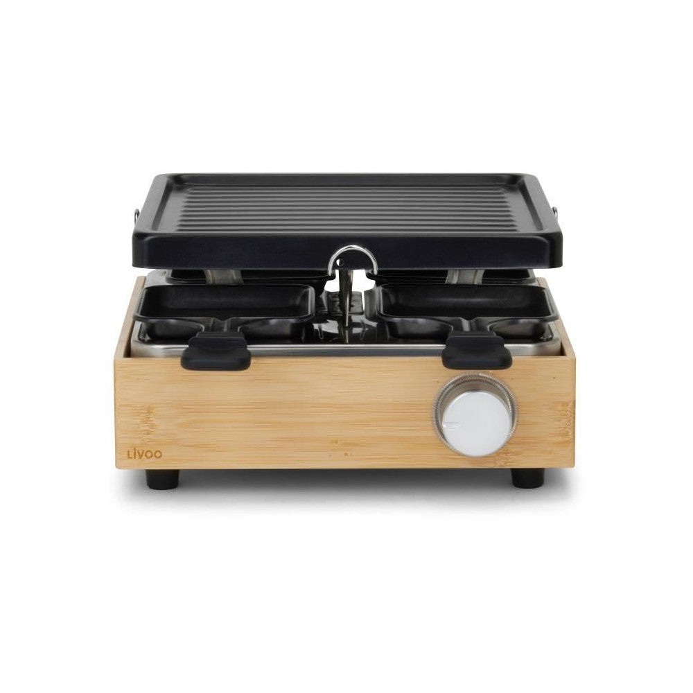 Appareil A Raclette 4 Personnes - Livoo - Doc311 - 800w - 4 Personnes - Plateau Grill Amovible Antiadhésif - Thermostat Ajustab Livoo - Mathon - 2