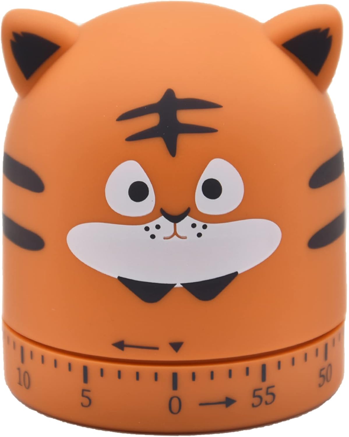 Minuteur mécanique en forme de tigre pour cuisine orange Vendos85 - Mathon