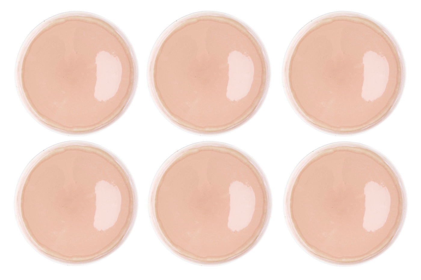 Assiette OXYGEN Ø27cm - 6 pièces - Rose poudre Björn - Mathon - 1