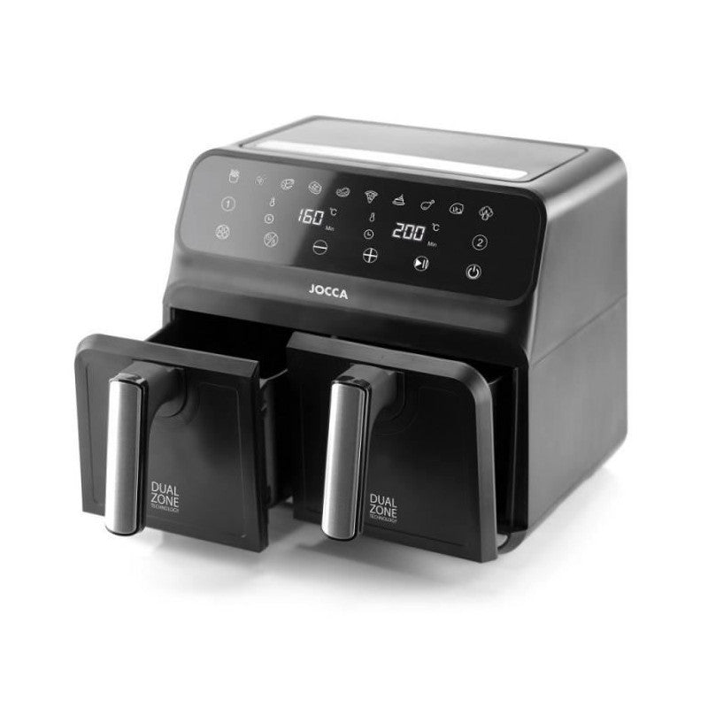 Friteuse Sans Huile Double - Jocca - 2097 - 4l + 4l - 38,5x39,5x31,5 Cm Jocca - Mathon - 1