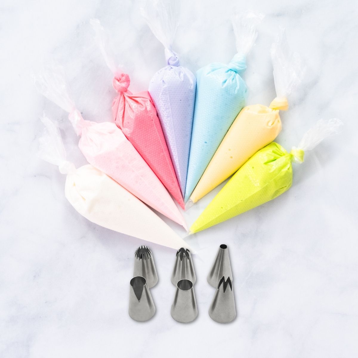 Lot de 20 poches à douilles plastique avec douilles inox et plastique 32 cm Zenker Smart Pastry Zenker - Mathon - 2