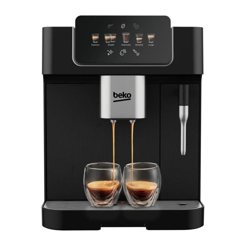 Machine A Café Avec Broyeur - Beko - Ceg7302b - 1350 W - 19 Bars - Noir Beko - Mathon - 1