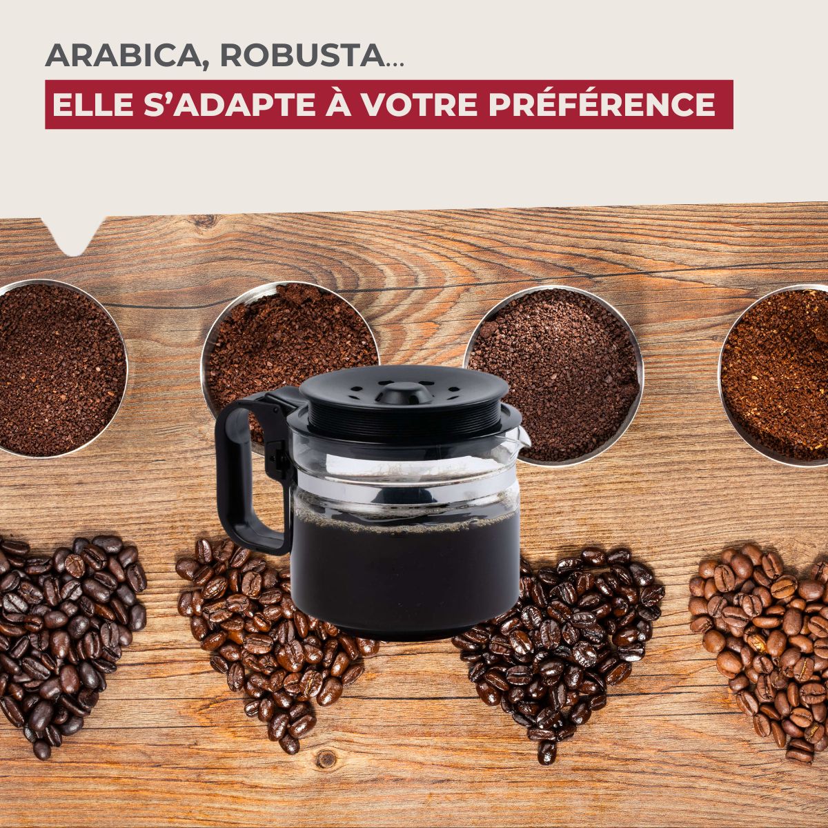 Verseuse adaptable pour cafetière American Tradition  Basic Fackelmann - Mathon - 5