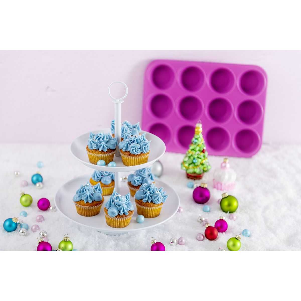 Moule à muffins 12 empreintes 35 x 27 cm Tasty Pâtisserie Tasty - Mathon - 2