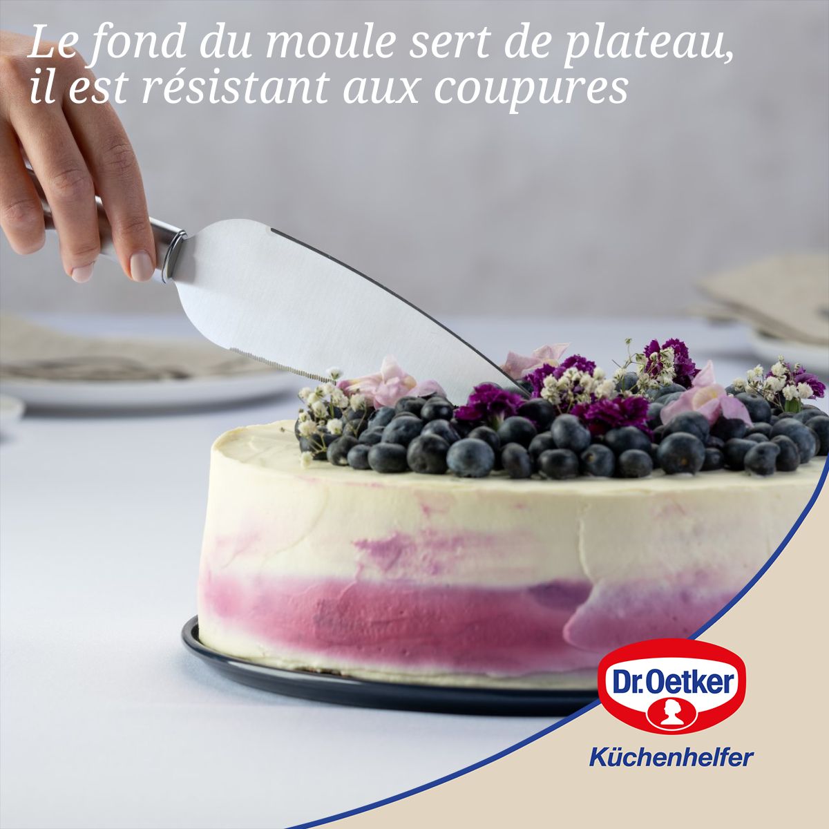 Moule à manqué et savarin double fond 28 cm Dr. Oetker Back Liebe Dr. Oetker - Mathon - 7