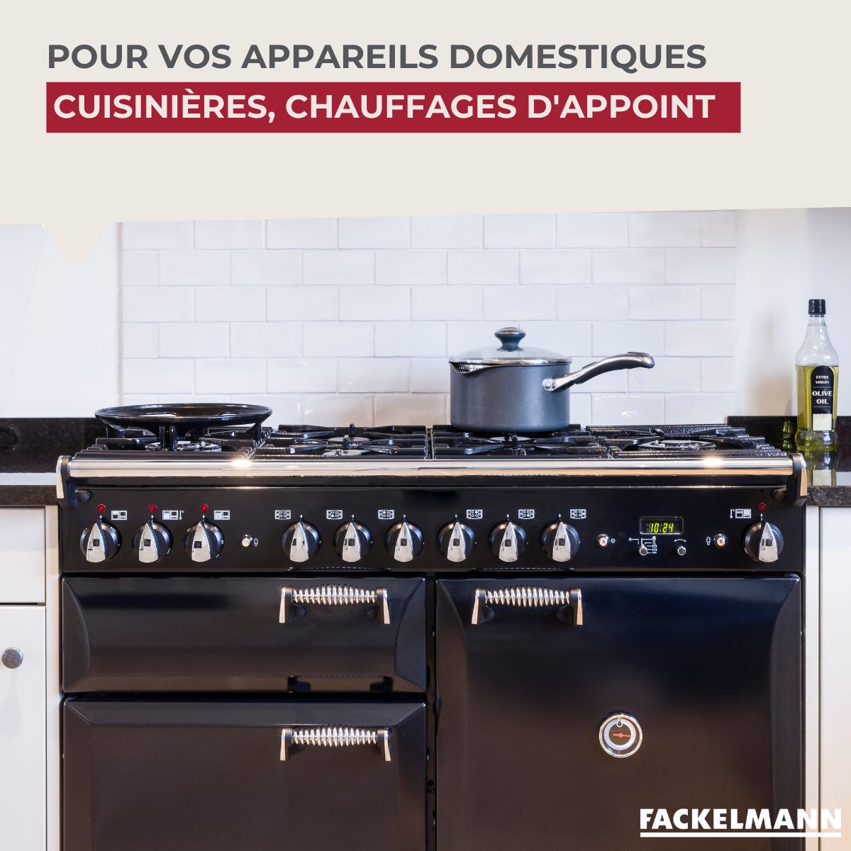 Détendeur butane avec limitateur de débit Fackelmann - Mathon - 4