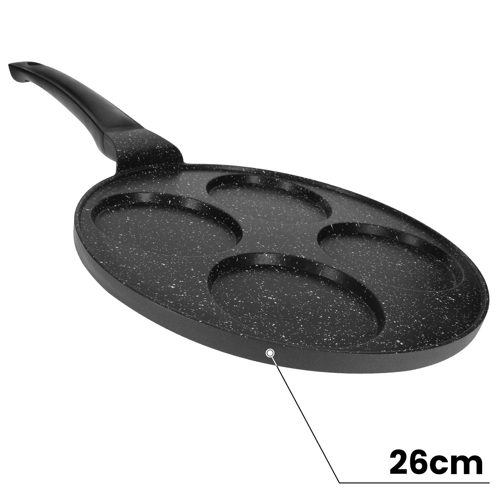 Poêle à Pancake 26 cm pour 4 Cheffinger - Mathon - 3