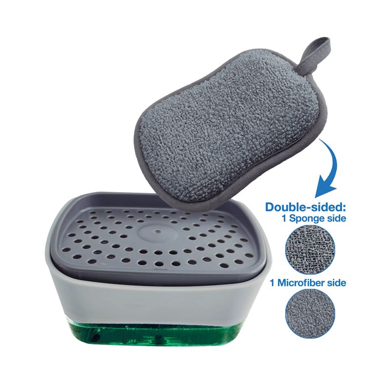 Distributeur de savon 2en1 Sponge Holder Venteo - Mathon - 5