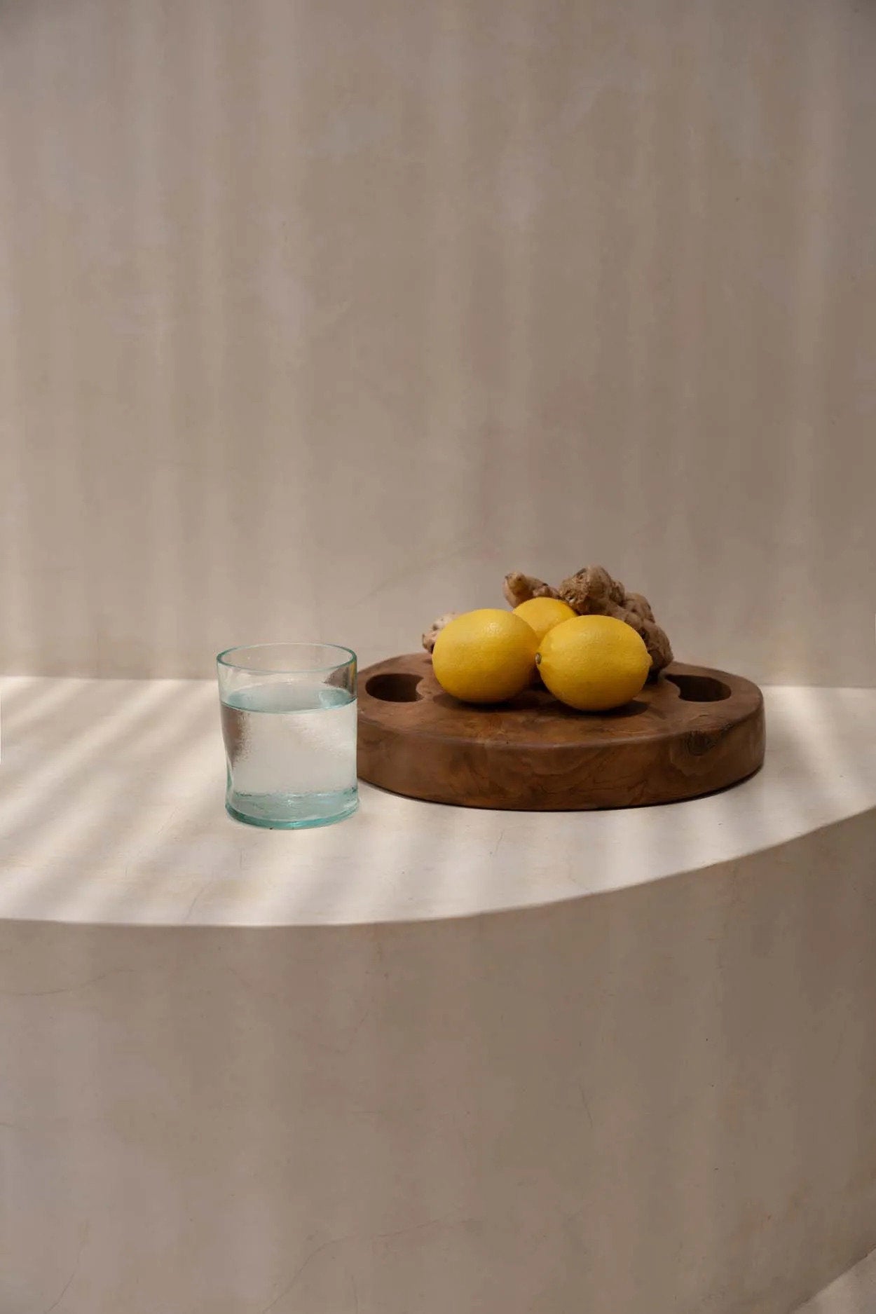 Le Plateau En Teak Root - Naturel - S Bazar Bizar - Mathon - 4