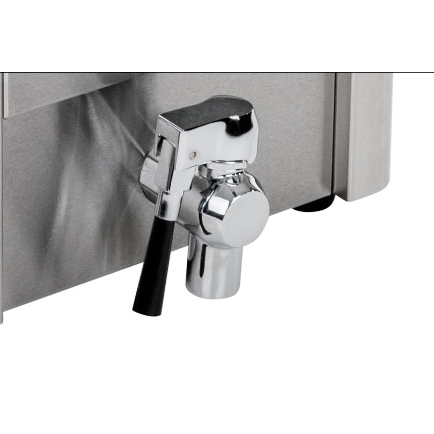 Friteuse acier inox 2 bacs 13 litres cuve amovible avec minuterie thermostat EGO professionnelle 3614021 - Mathon - 3