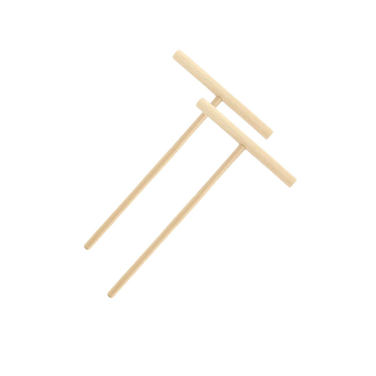 Ensemble de 2 Râteaux à crêpes 20 cm  Wood Edition Fackelmann - Mathon - 1