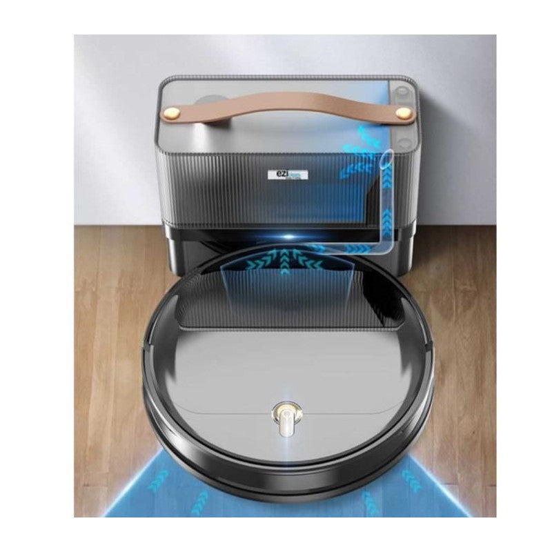 Robot Aspirateur Laveur Connecté Eziclean I-bot Z5 - 75 Min - 2.6kpa - 60-90m² - Sols Durs - 0.25l Eziclean - Mathon - 2
