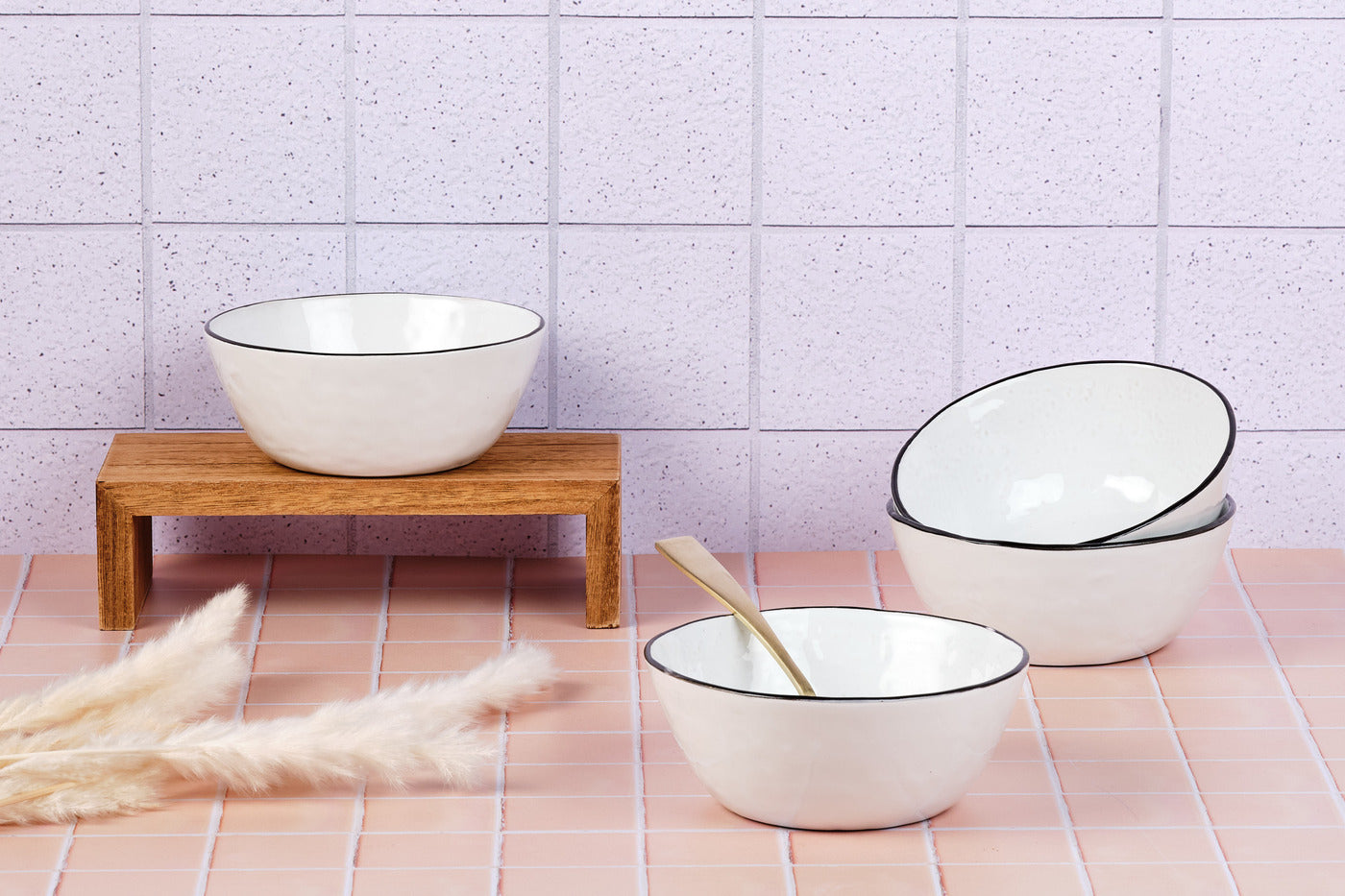 Bol PURE Ø16cm - 4 pièces - Blanc Neige Björn - Mathon - 2