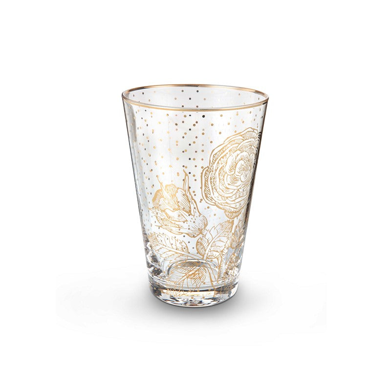 Lot de 6 Verres à eau Golden dots Royal verrerie - 370ml Pip Studio - Mathon