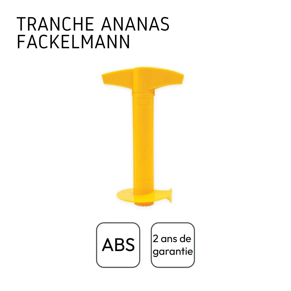 Ustensile pour couper et vider un ananas  Colors Edition Fackelmann - Mathon - 4