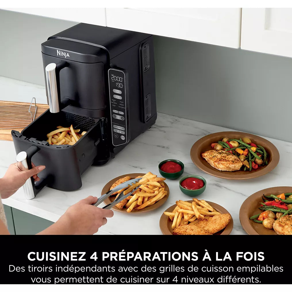 Friteuse Sans Huile - Ninja - Sl300eu - Double Stack - 7,6 L Ninja - Mathon - 4